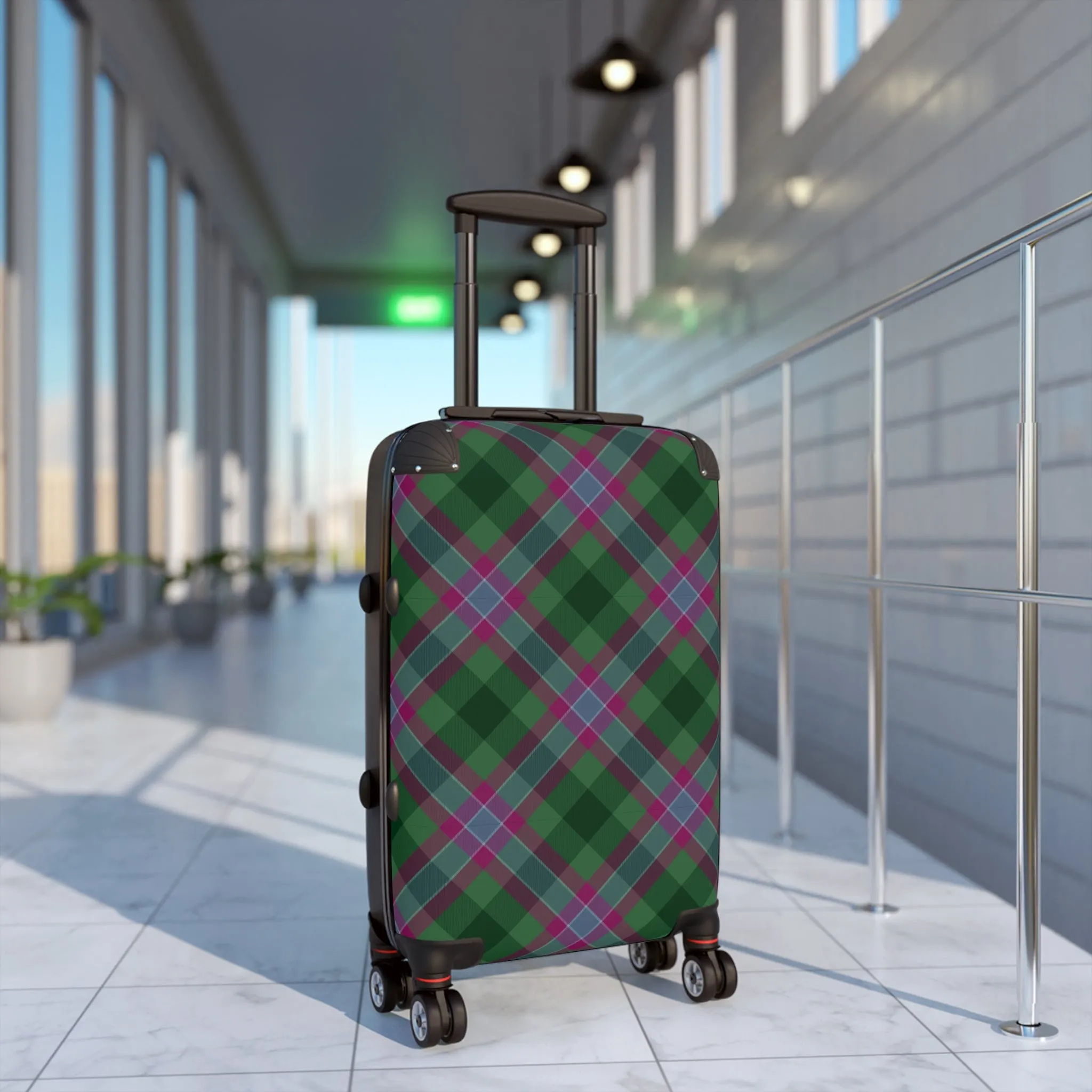 Dunans Rising Tartan Suitcase