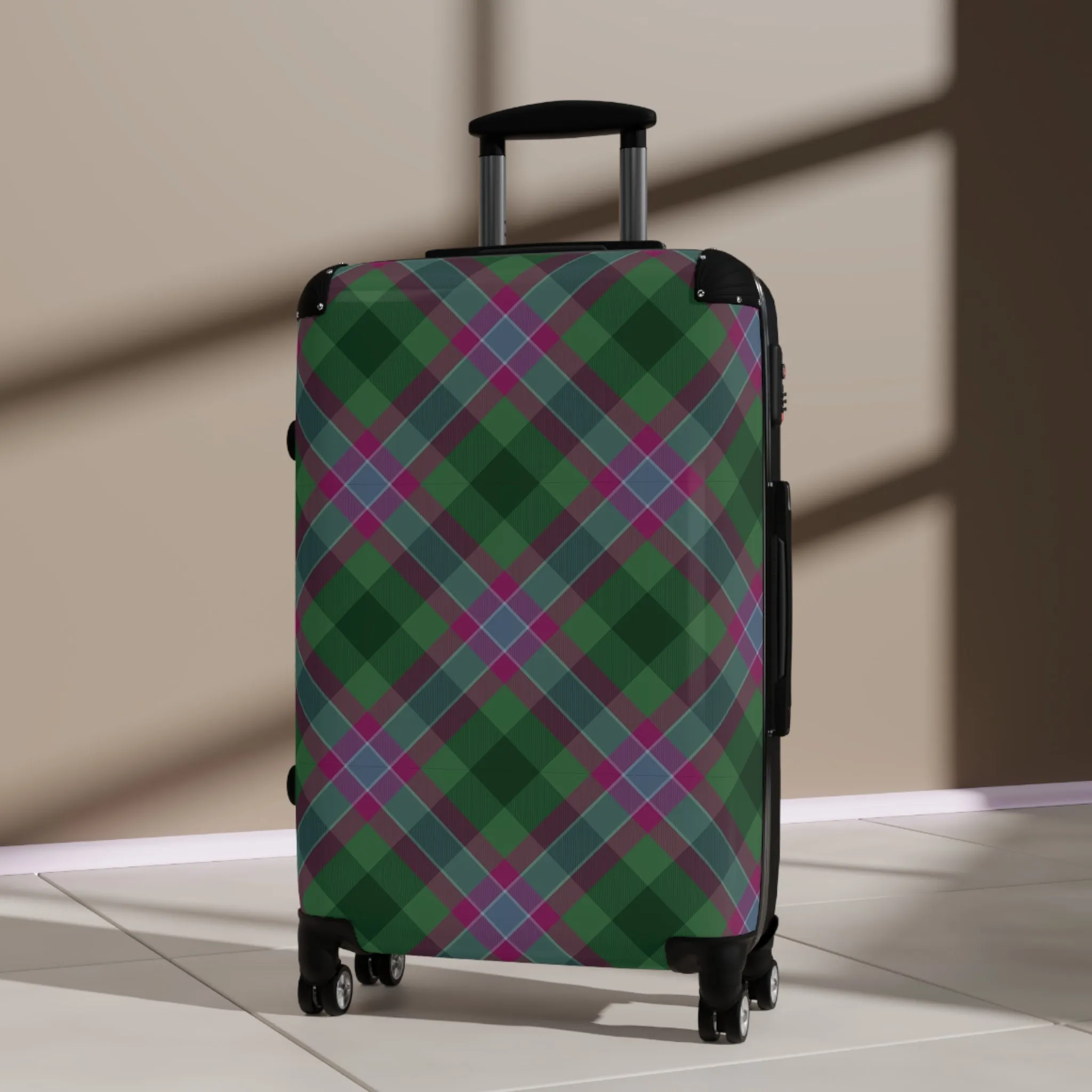 Dunans Rising Tartan Suitcase