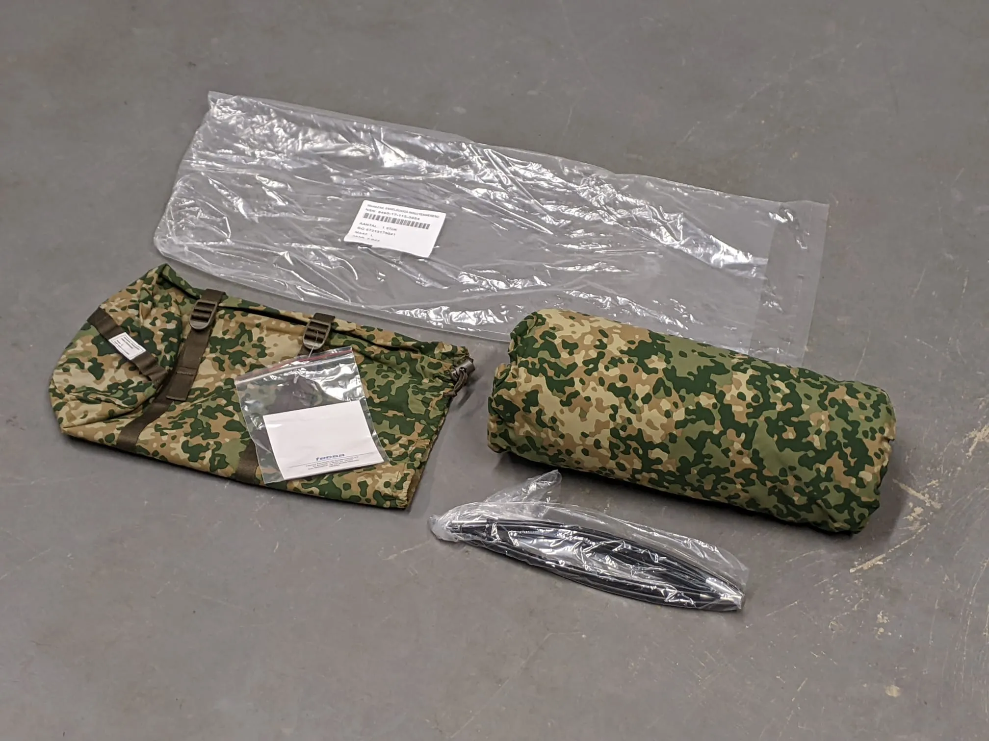 Dutch Army Hooped Bivi Bag NFP Camo Sleeping Bag Cover