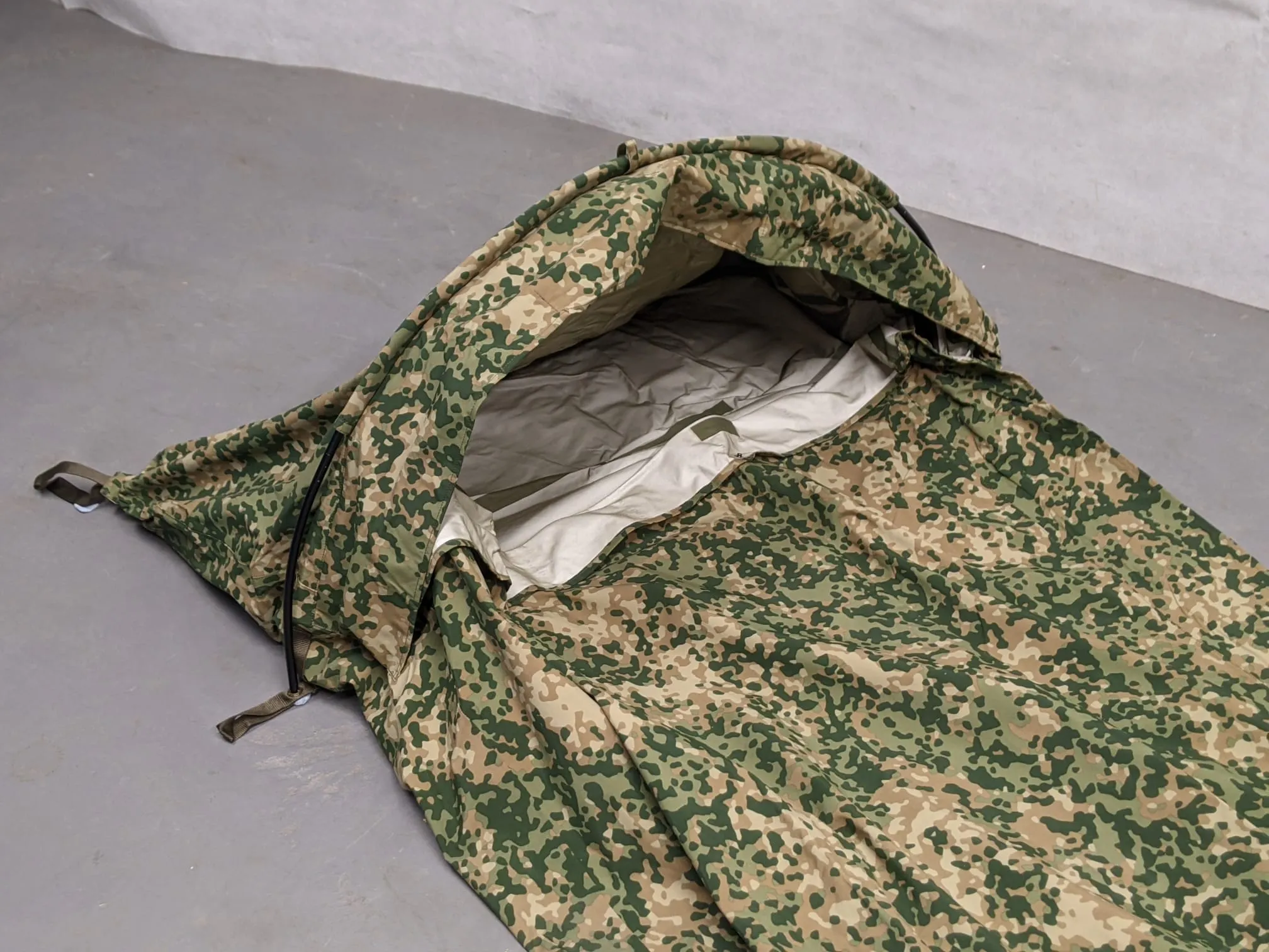 Dutch Army Hooped Bivi Bag NFP Camo Sleeping Bag Cover