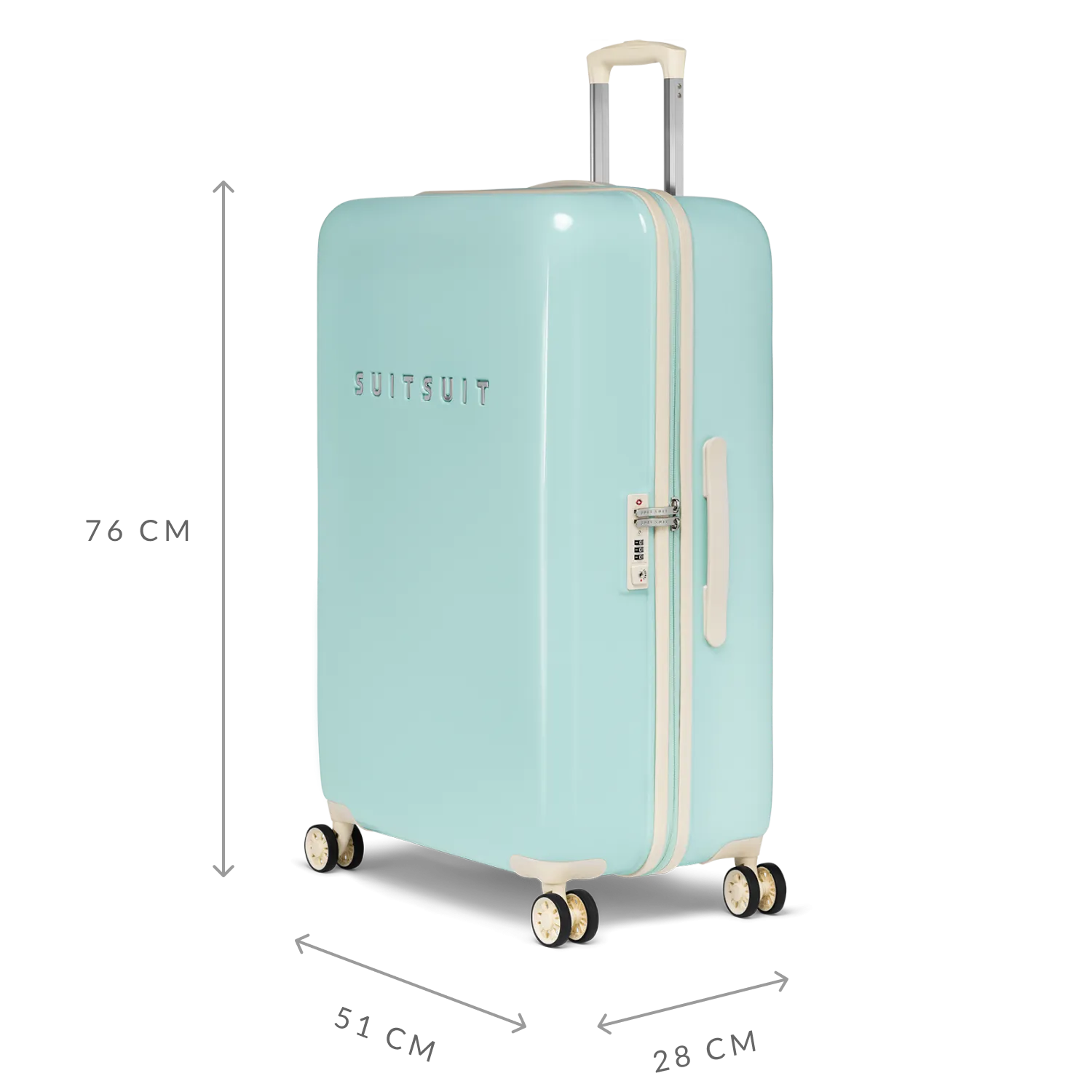 Fabulous Fifties - Luminous Mint - Check-in (28 inch)