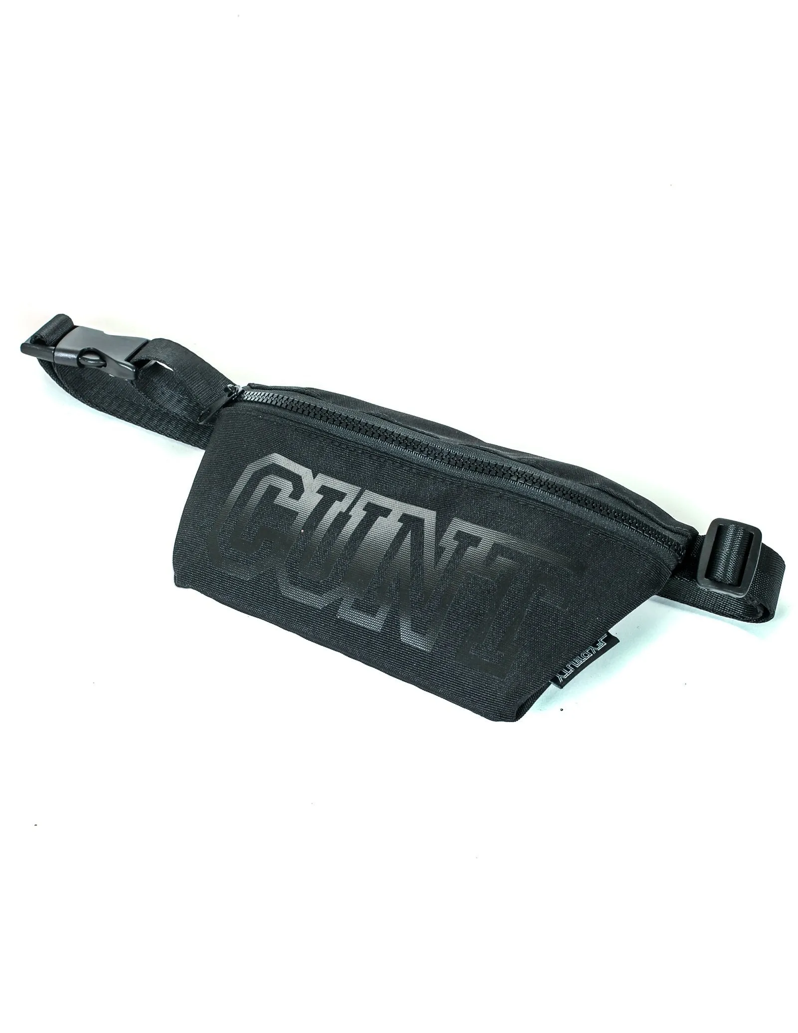 Fanny Pack | Slim |WERDS Cunt Black & Black