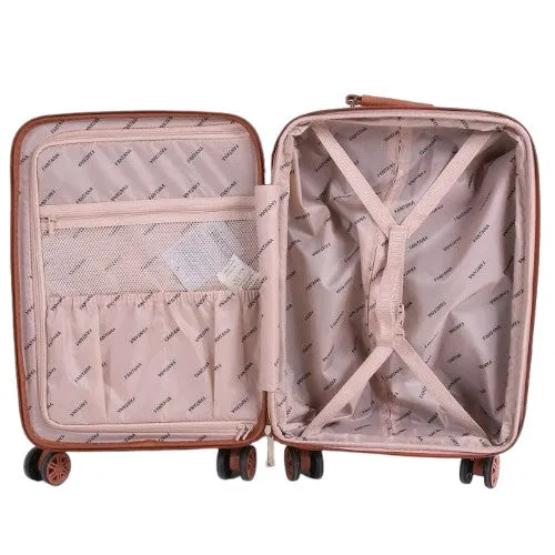 Fantana ABS With PC LICHEE Pattern 4 Wheel Spinner Trolley Case - 28" Large