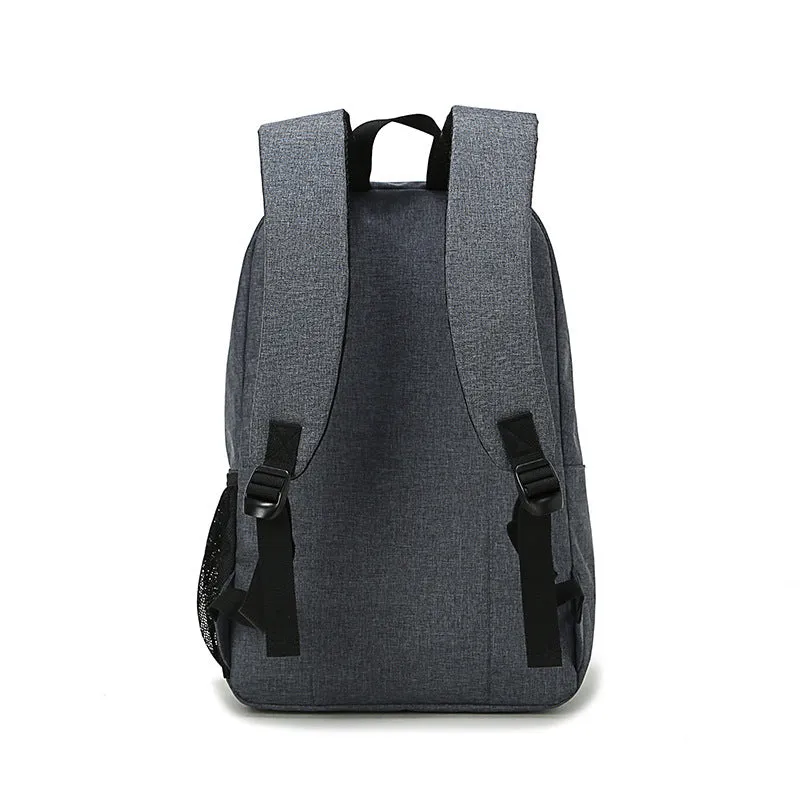 Fashion Canvas Backpack - Red,Dark Gray,Light Gray,Lake Blue,Gray,Orange,Light Coffee