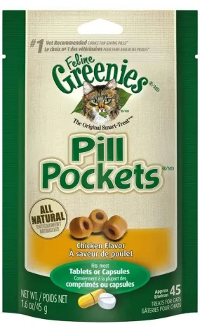 Feline Greenies Pill Pockets Cat Treats