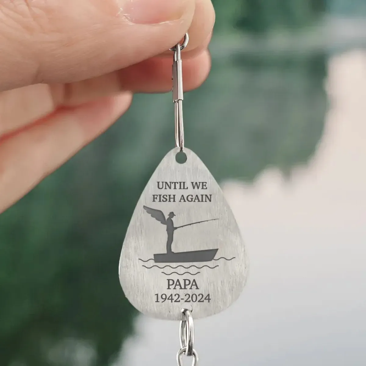 Fishing Lovers - Until We Fish Again - Personalized Fishing Lure Keychain (HJ)