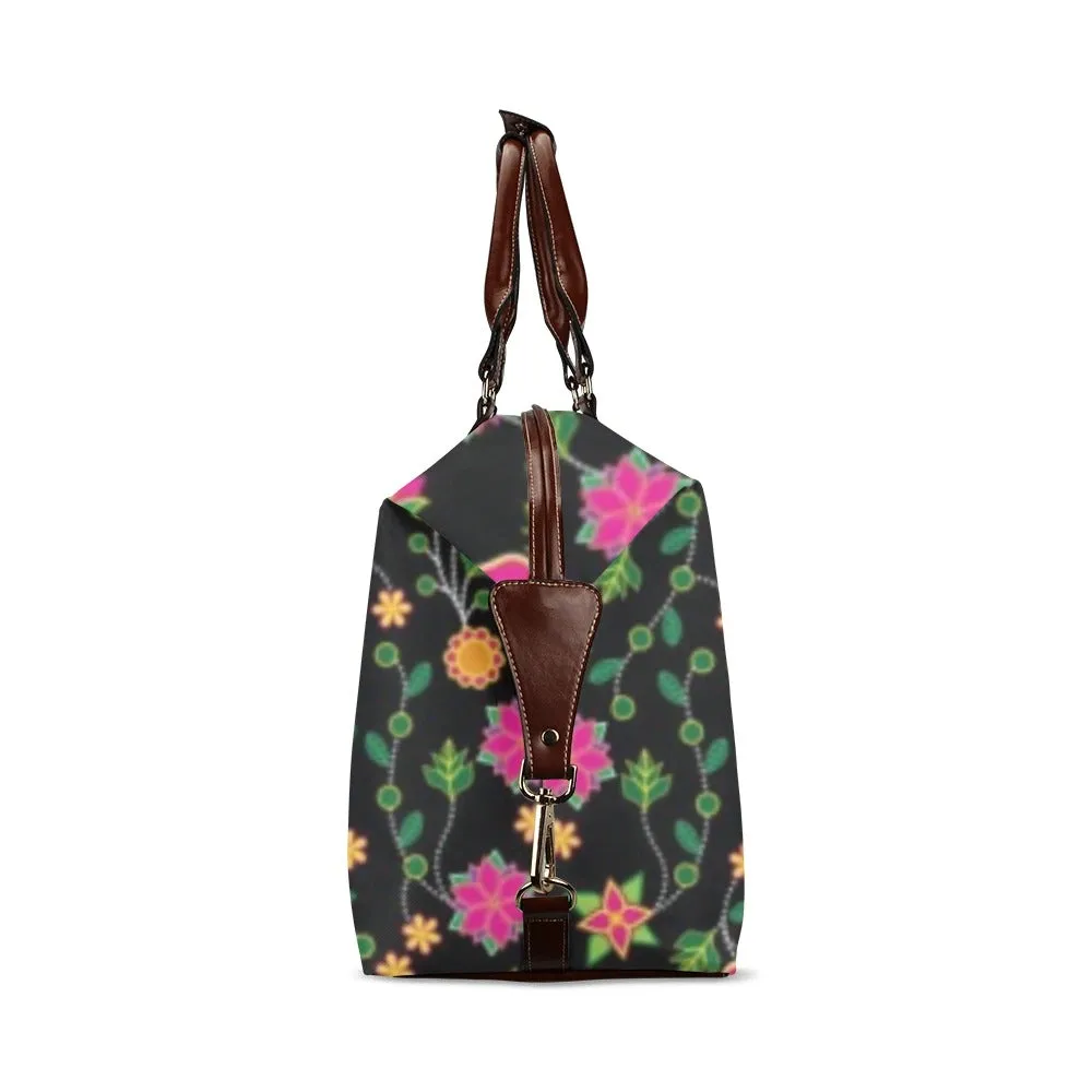 Floral Bearpaw Pink and Yellow Classic Travel Bag