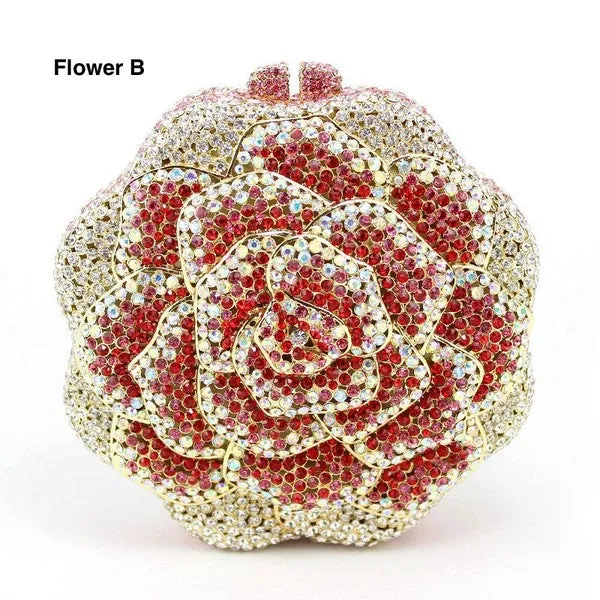 Flower B Rainbow Women Clutch Evening Bag