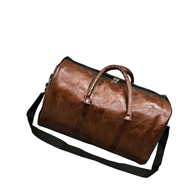 Funki Buys | Bags | Travel Bags | Faux Leather Overnight Bag