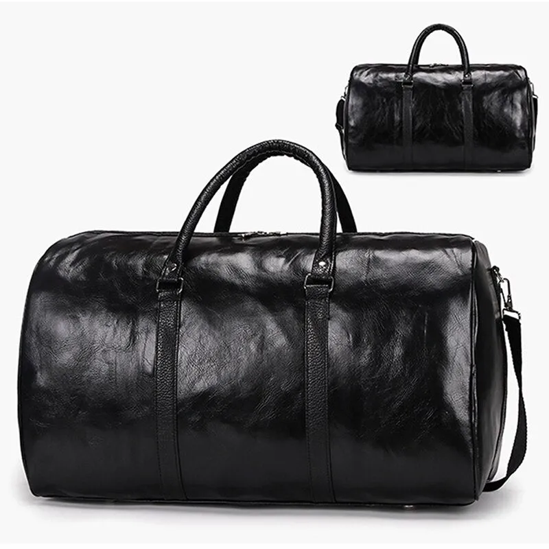 Funki Buys | Bags | Travel Bags | Faux Leather Overnight Bag