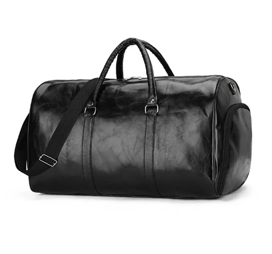 Funki Buys | Bags | Travel Bags | Faux Leather Overnight Bag