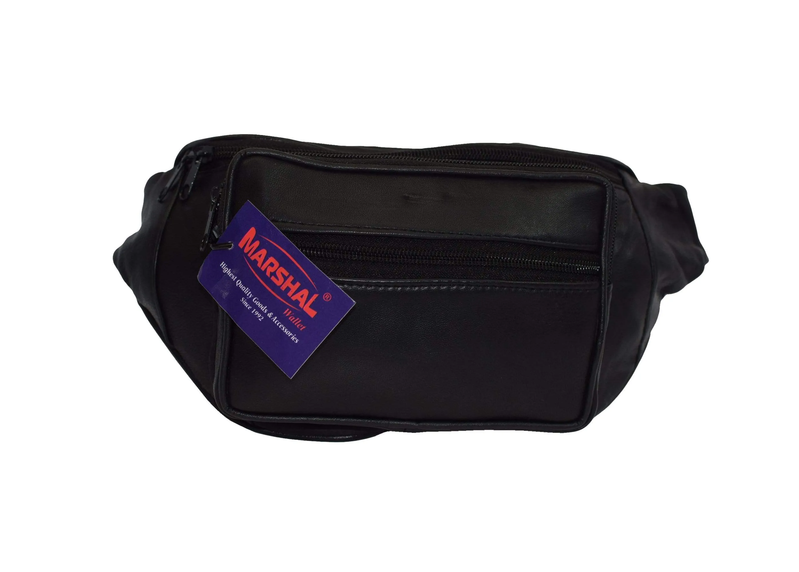 Genuine Leather Waist Fanny Pack Belt Bag Pouch Travel Hip Purse Men Women Many Colors 005C (C)