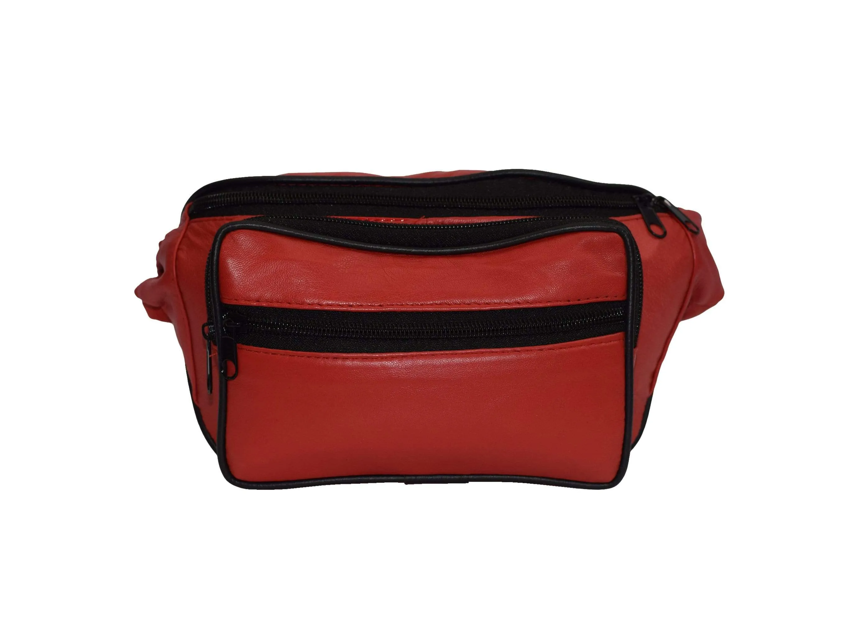 Genuine Leather Waist Fanny Pack Belt Bag Pouch Travel Hip Purse Men Women Many Colors 005C (C)