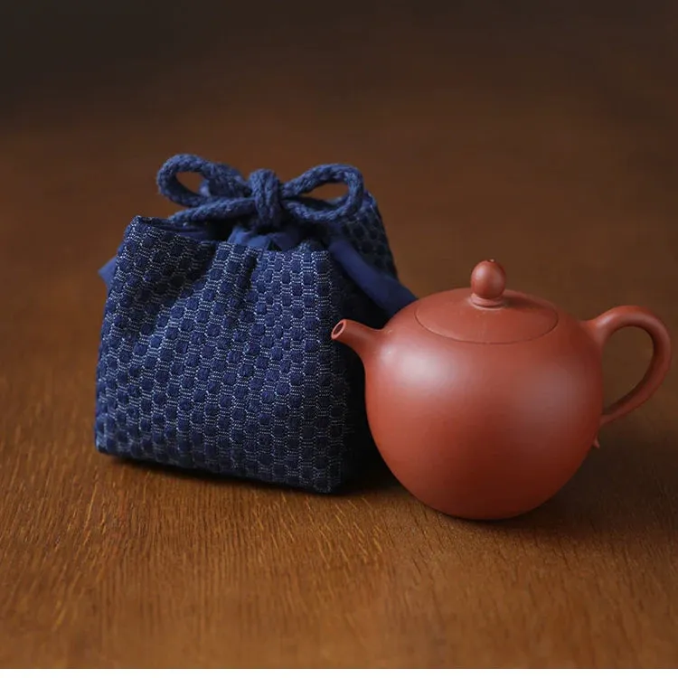 Gohobi Denim Mini Teaware Storage Travel Bag