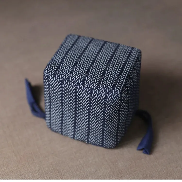 Gohobi Denim Mini Teaware Storage Travel Bag