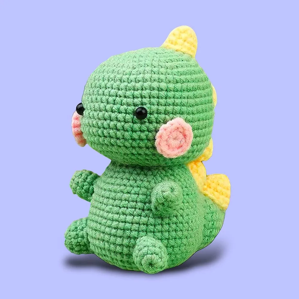 Green Dinosaur - Crochet Kit