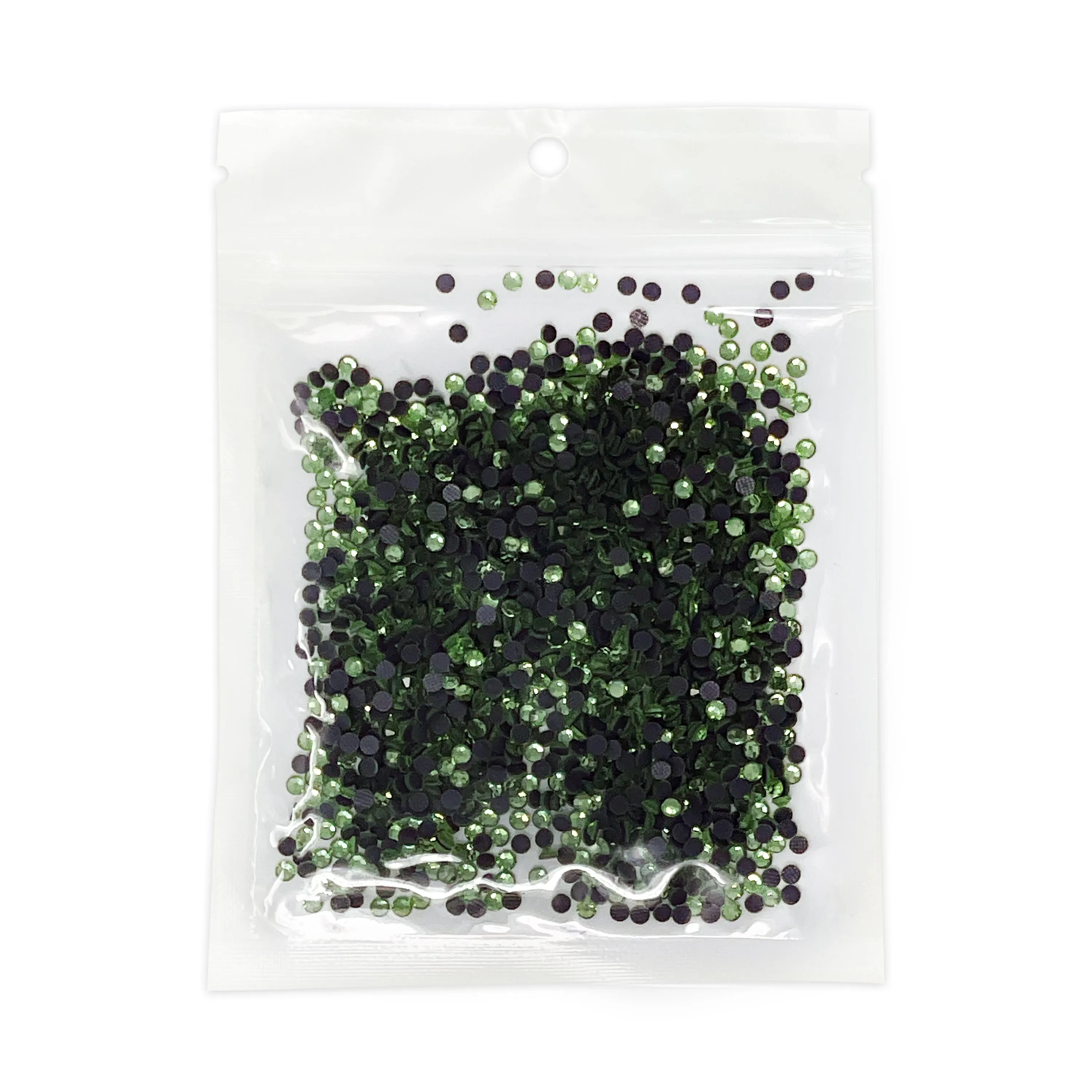 Green Hotfix Rhinestone Bulk Pack