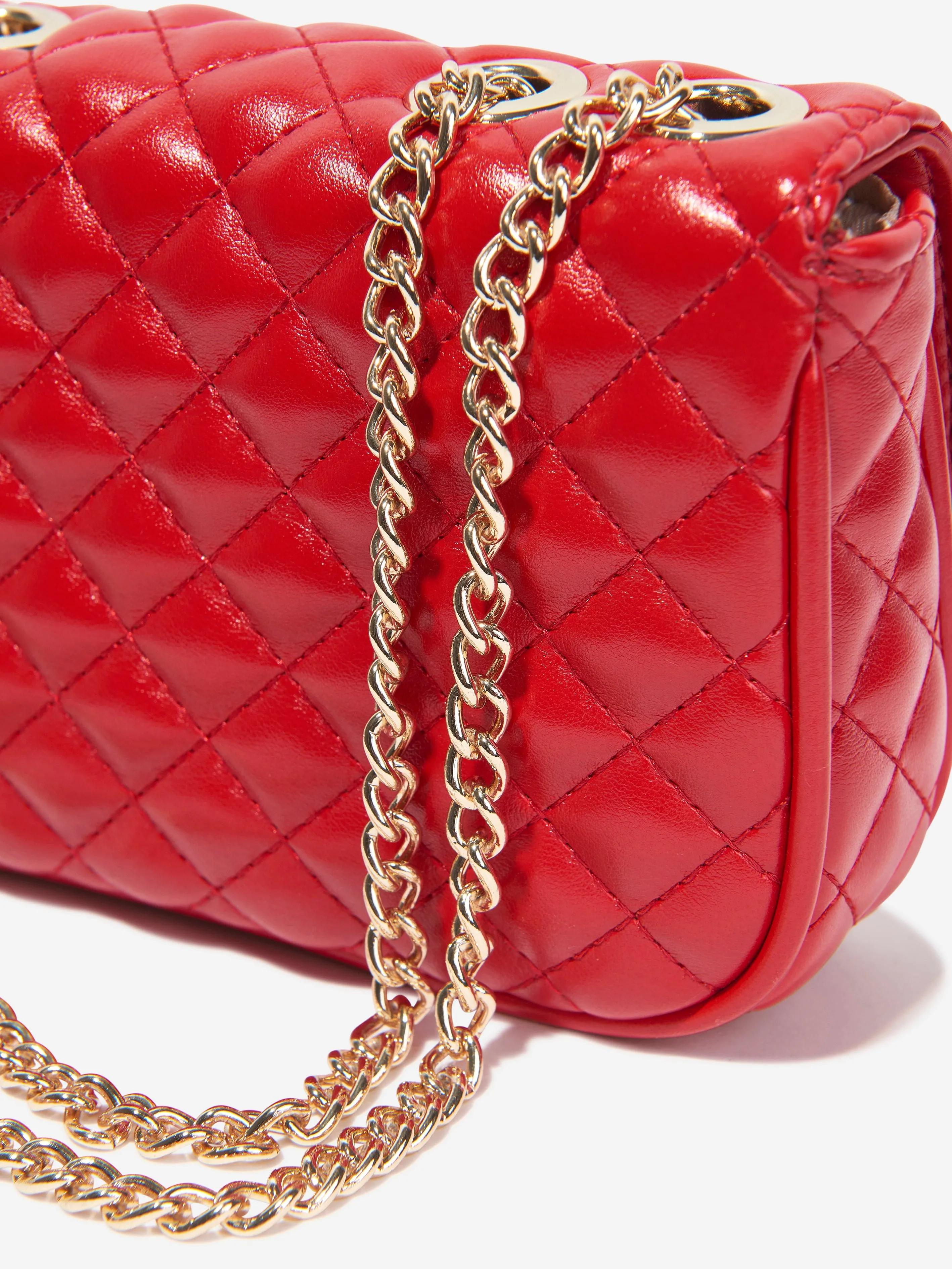 Guess Girls Mini Convertible Crossbody Bag in Red