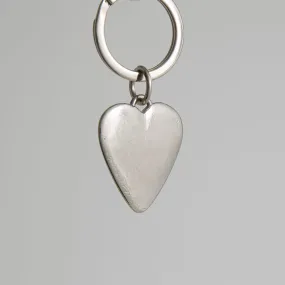 Heart Pewter Keyring