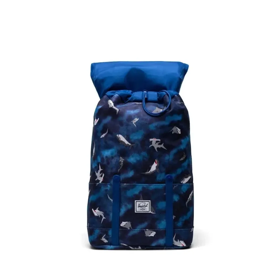 Herschel Sharks Mazarine Blue Retreat Youth Backpack