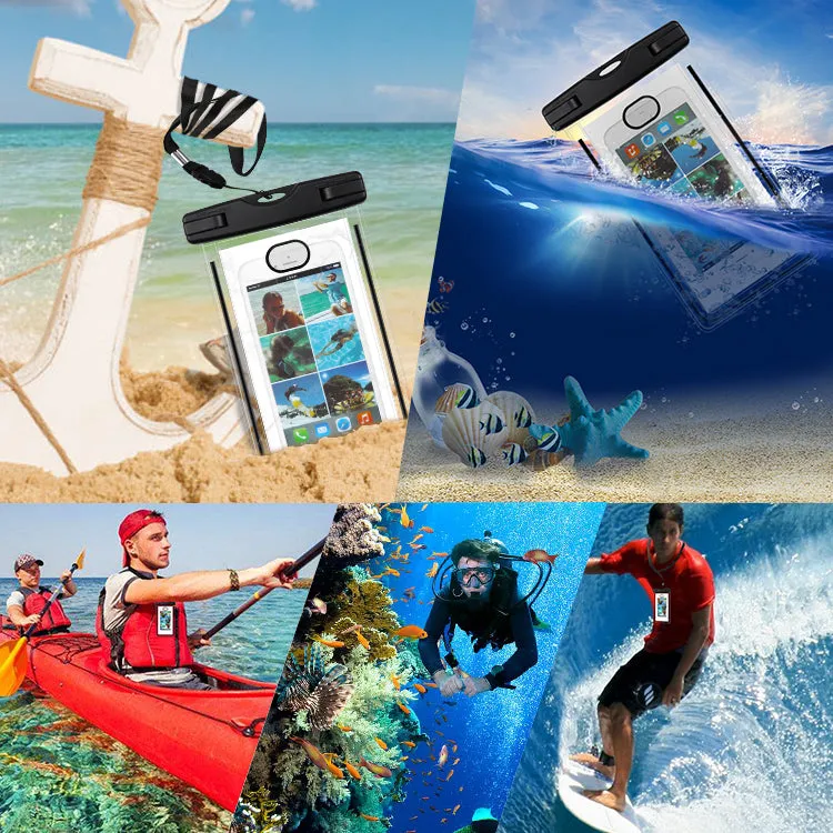 IPX8 Waterproof phone bag with Touch ID unlock