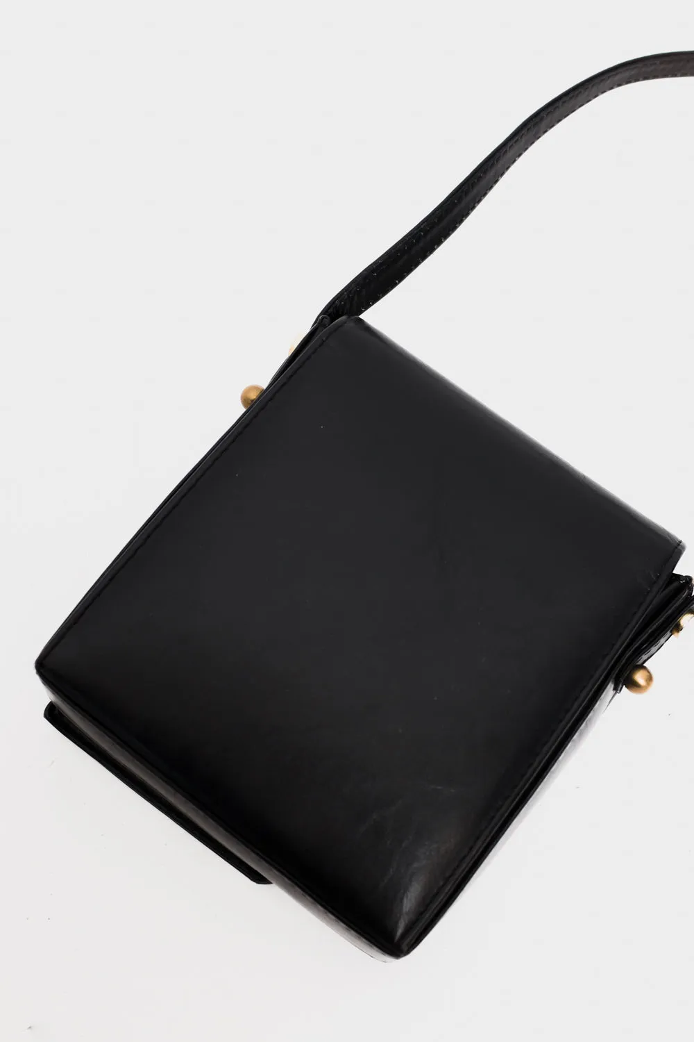 JOOP! VINTAGE BLACK LEATHER BAG