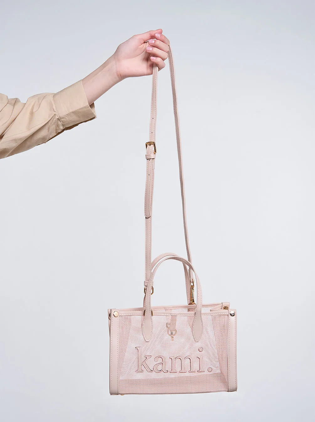 KAMI MINI NET BAG ACCESSORIES BLUSH