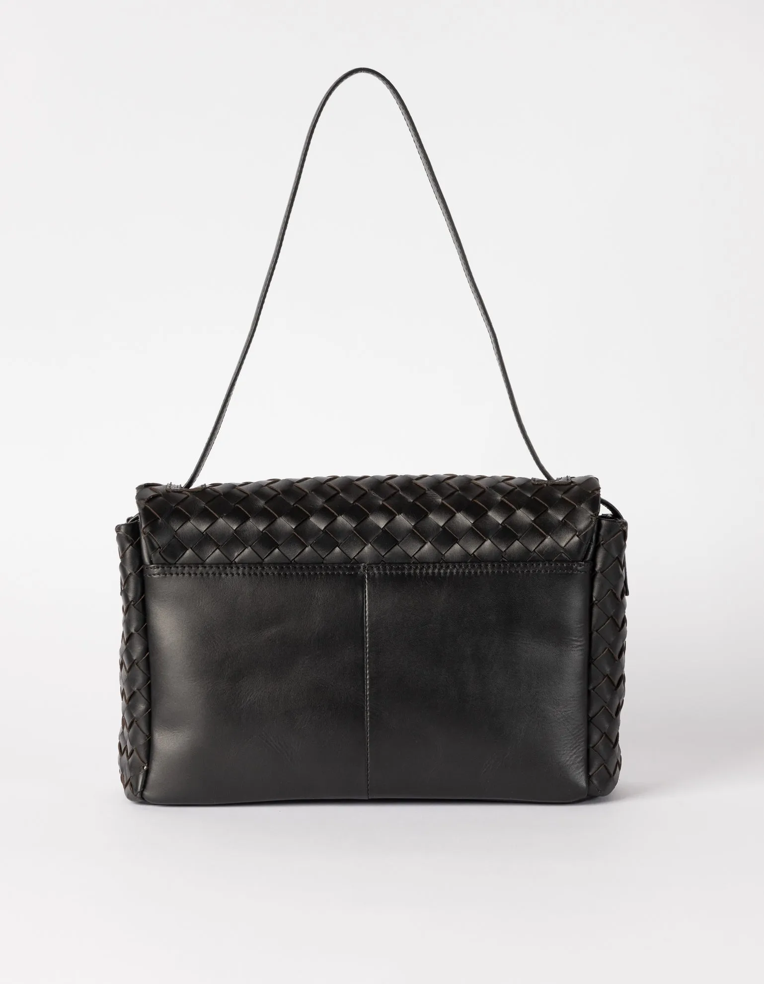 Kenzie Woven Bag Classic Leather Black