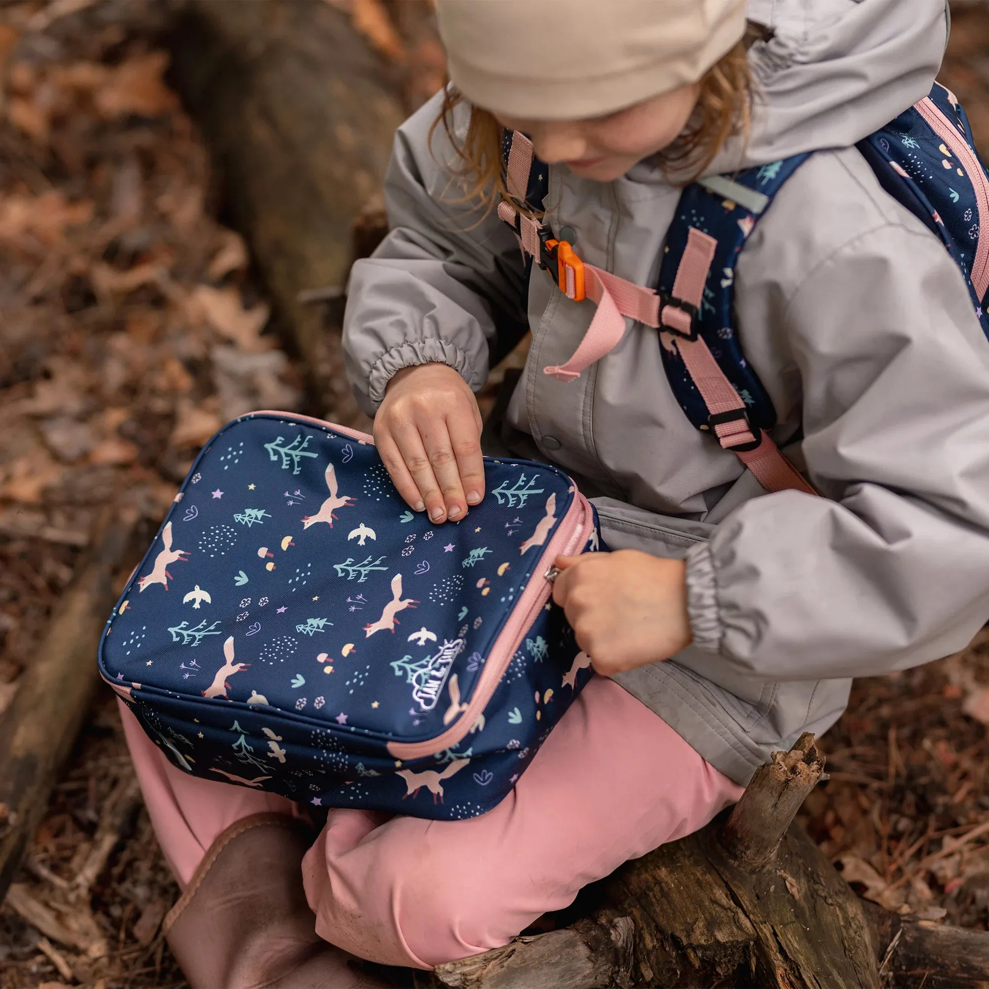 Kids Lunch Bag | Navy Forest