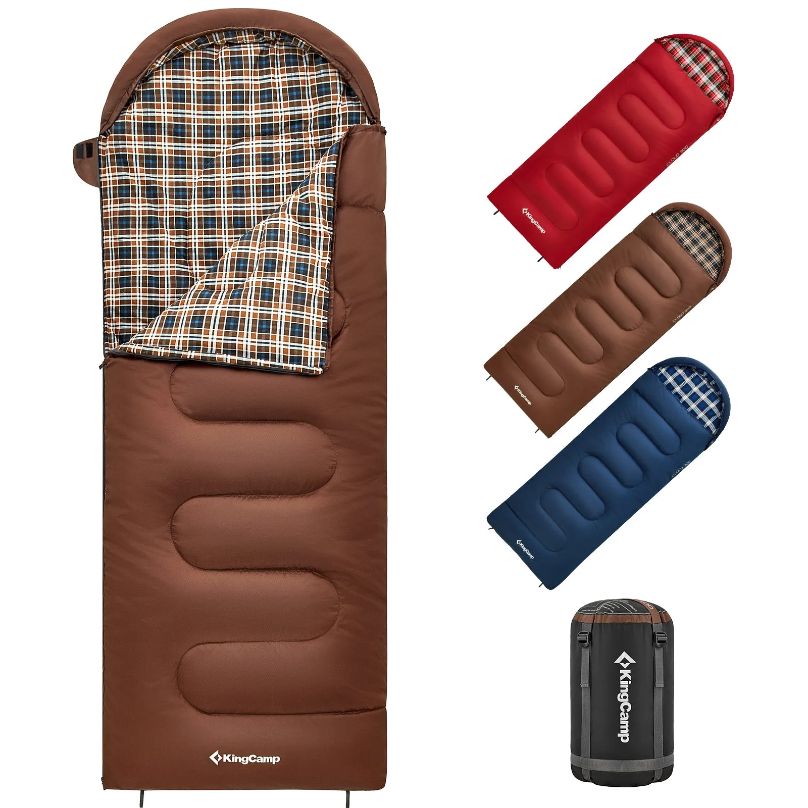 KingCamp Flannel Liner 3 Season Sleeping Bags