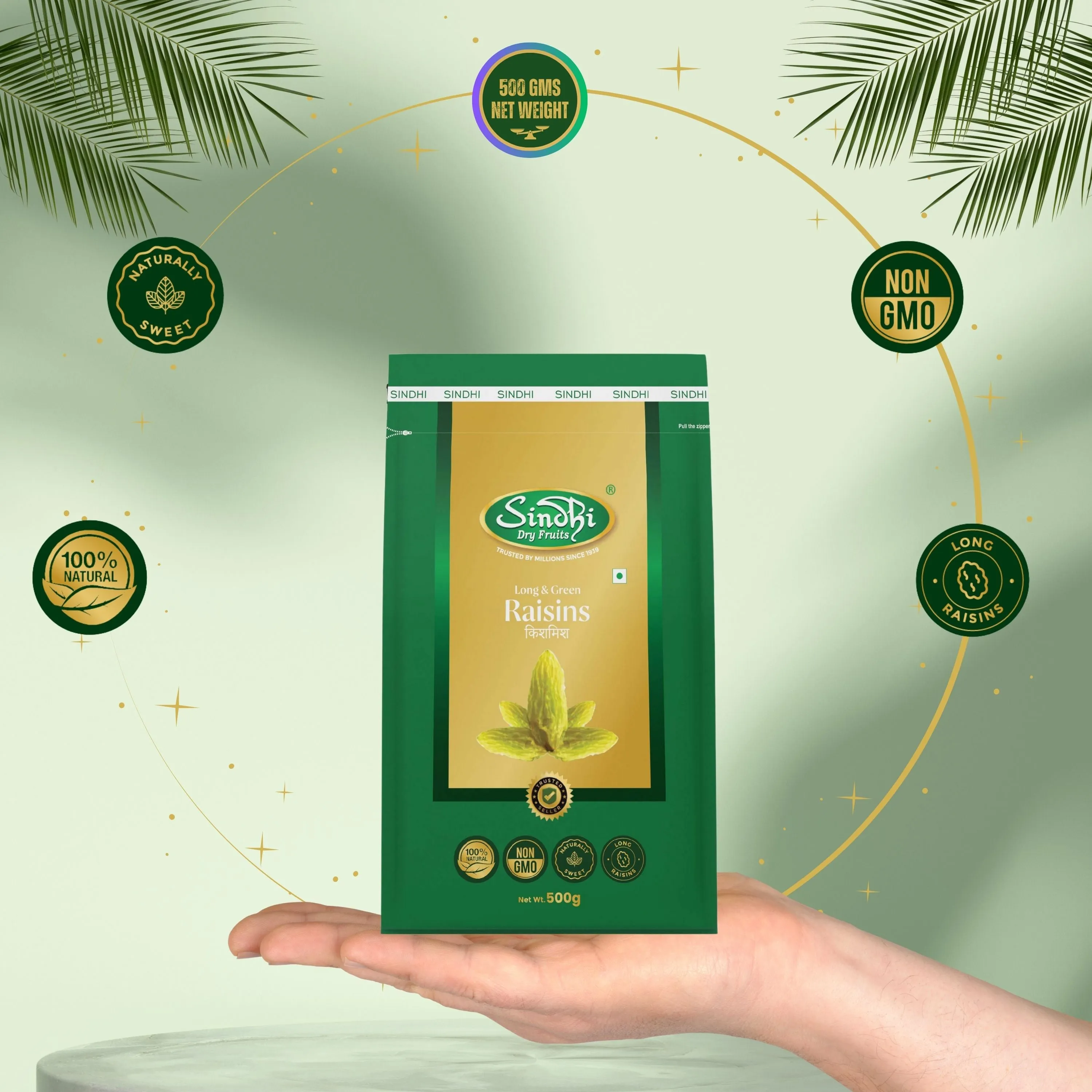 Kishmish Green & Long, Premium Pack