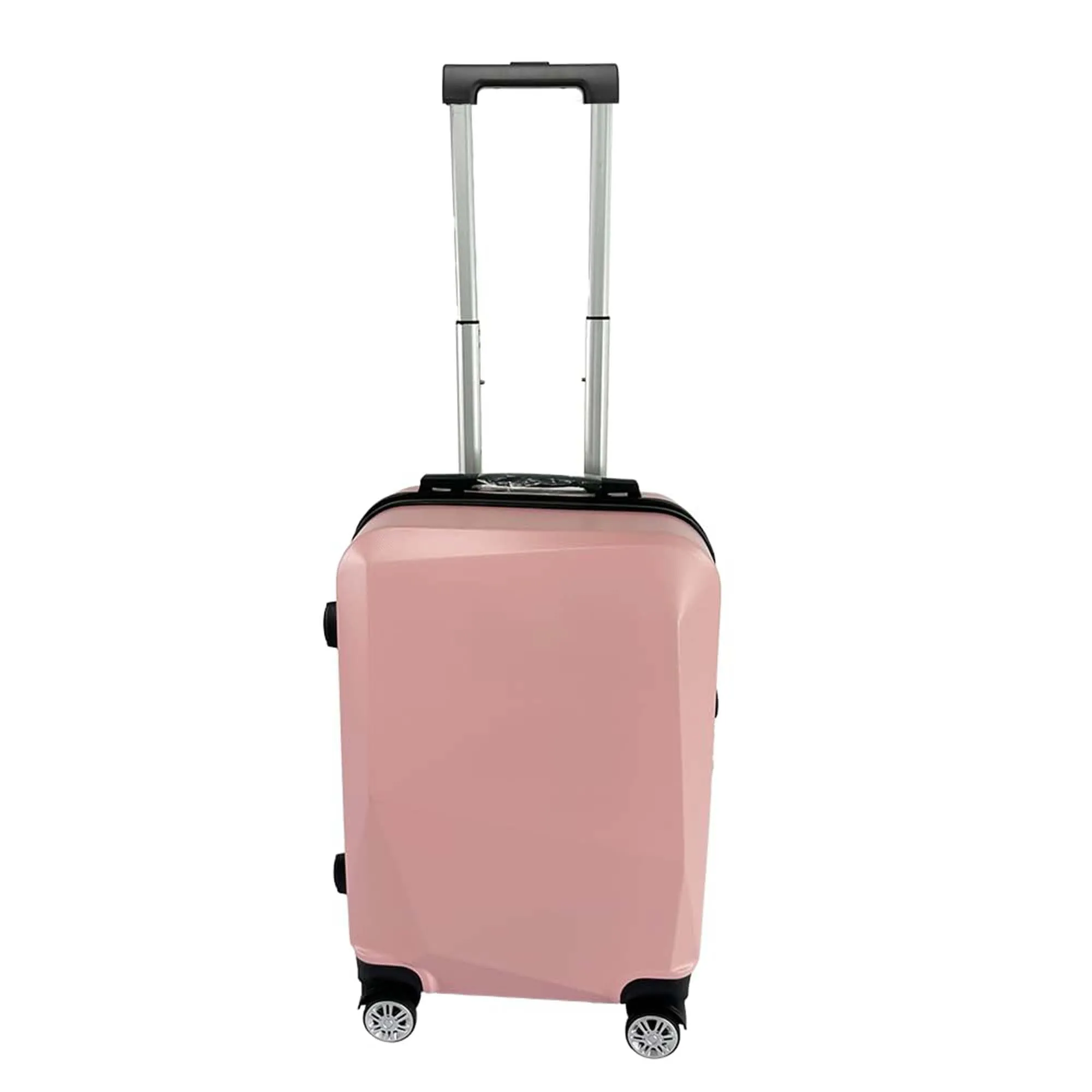 Kuber Industries 20inch Strong & Lightweight Cabin Trolley Bags with 360 Degree Rotating Wheels | Expandable Carry-On Cabin Luggage Suitcase | Bags for Travelling | 600520PNK-Pink