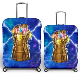 Kuber Industries Marvel The Infinity Gauntlet Luggage Cover | Polyester Travel Suitcase Cover | Washable | Stretchable Suitcase Cover | 18-22 Inch-Small | 22-26 Inch-Medium | Pack of 2 | Sky Blue