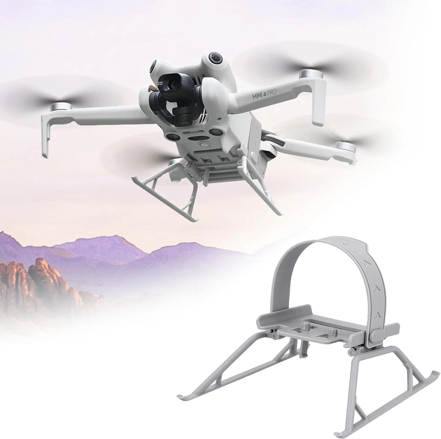 Landing Gear Compatible with DJI Mini 4 Pro -Gray