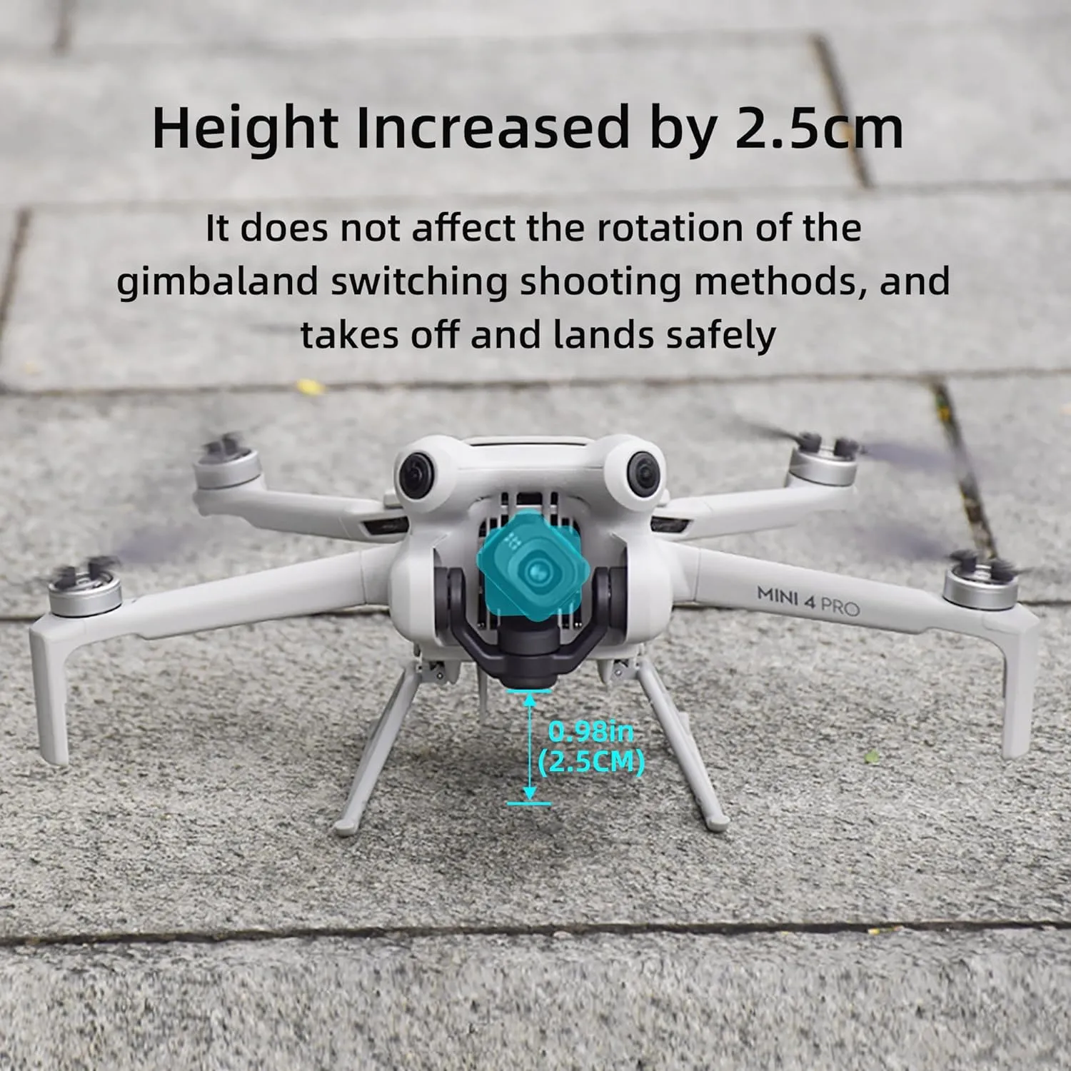 Landing Gear Compatible with DJI Mini 4 Pro -Gray