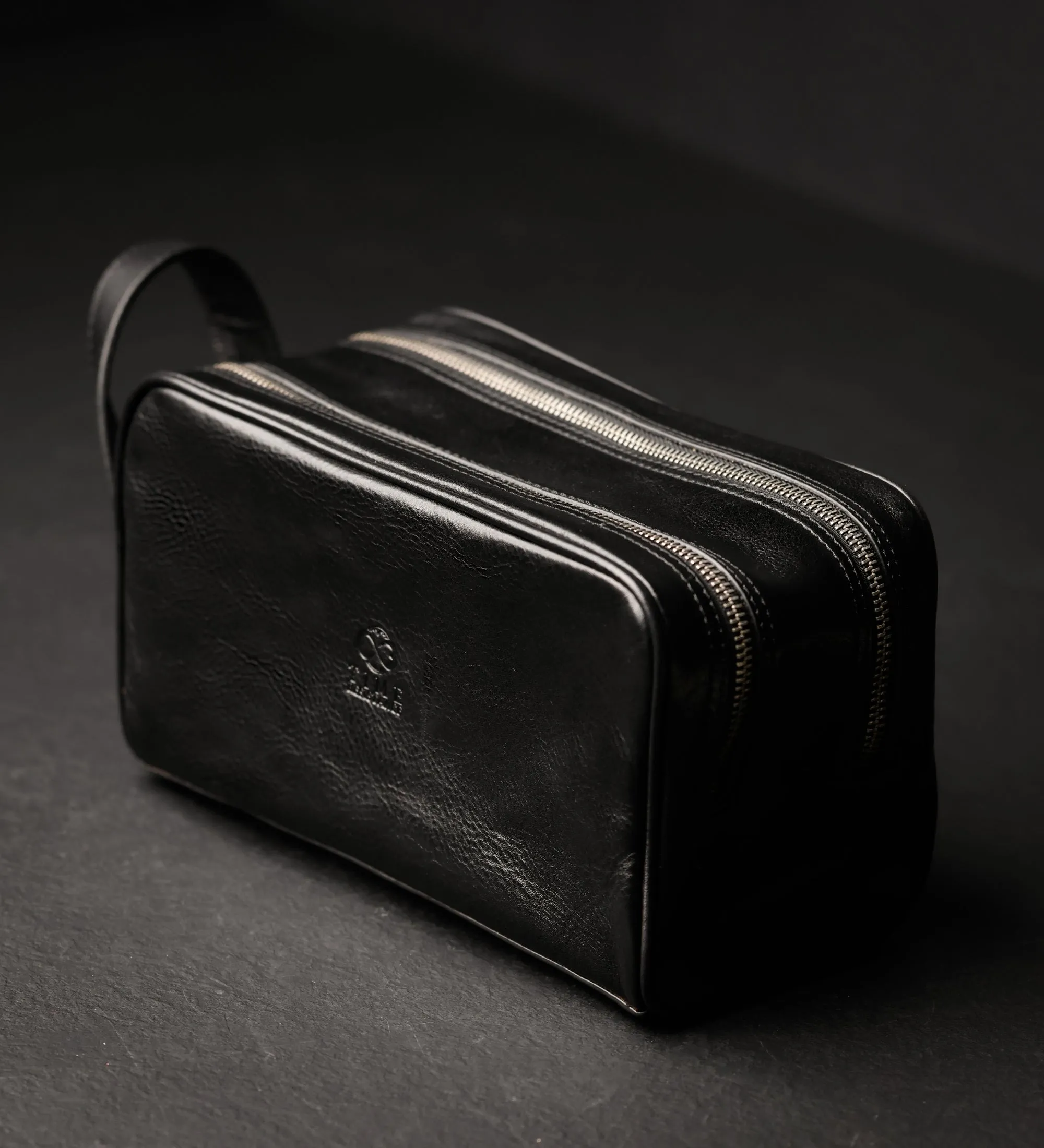 Leather Cosmetic Bag Dopp Kit - All the Kings Men