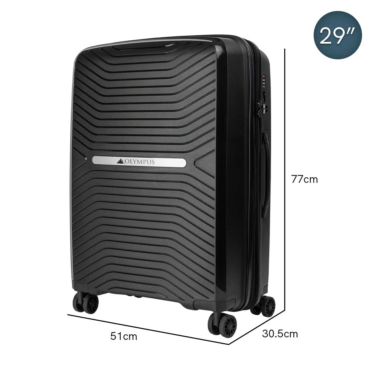 Lightweight 29" Hard Shell Suitcase with TSA Lock