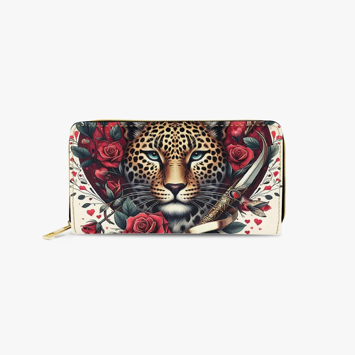 Long Type Zipper Purse - Cheetah