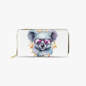 Long Type Zipper Purse, Koala, awd-508