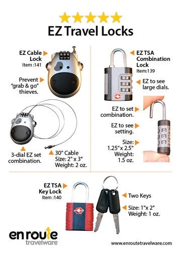 Luggage Lock (#140) Two keys. TSA approved.