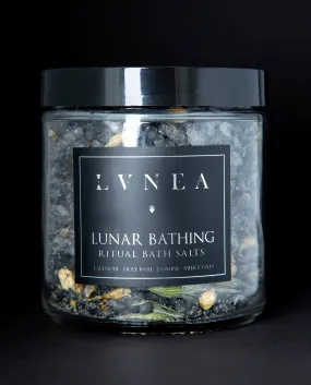 Lunar Bathing Ritual Bath Salts with jasmine, holy basil, lavender