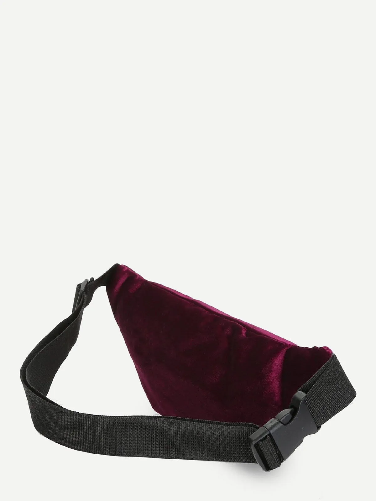 Luxury Pearl velvet detail fanny pack waist bum bag