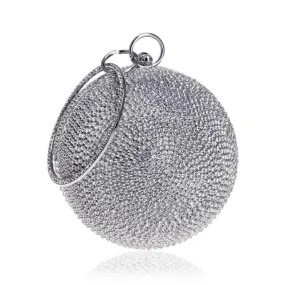 Luxy Moon Round Evening Clutches Lady Handbags