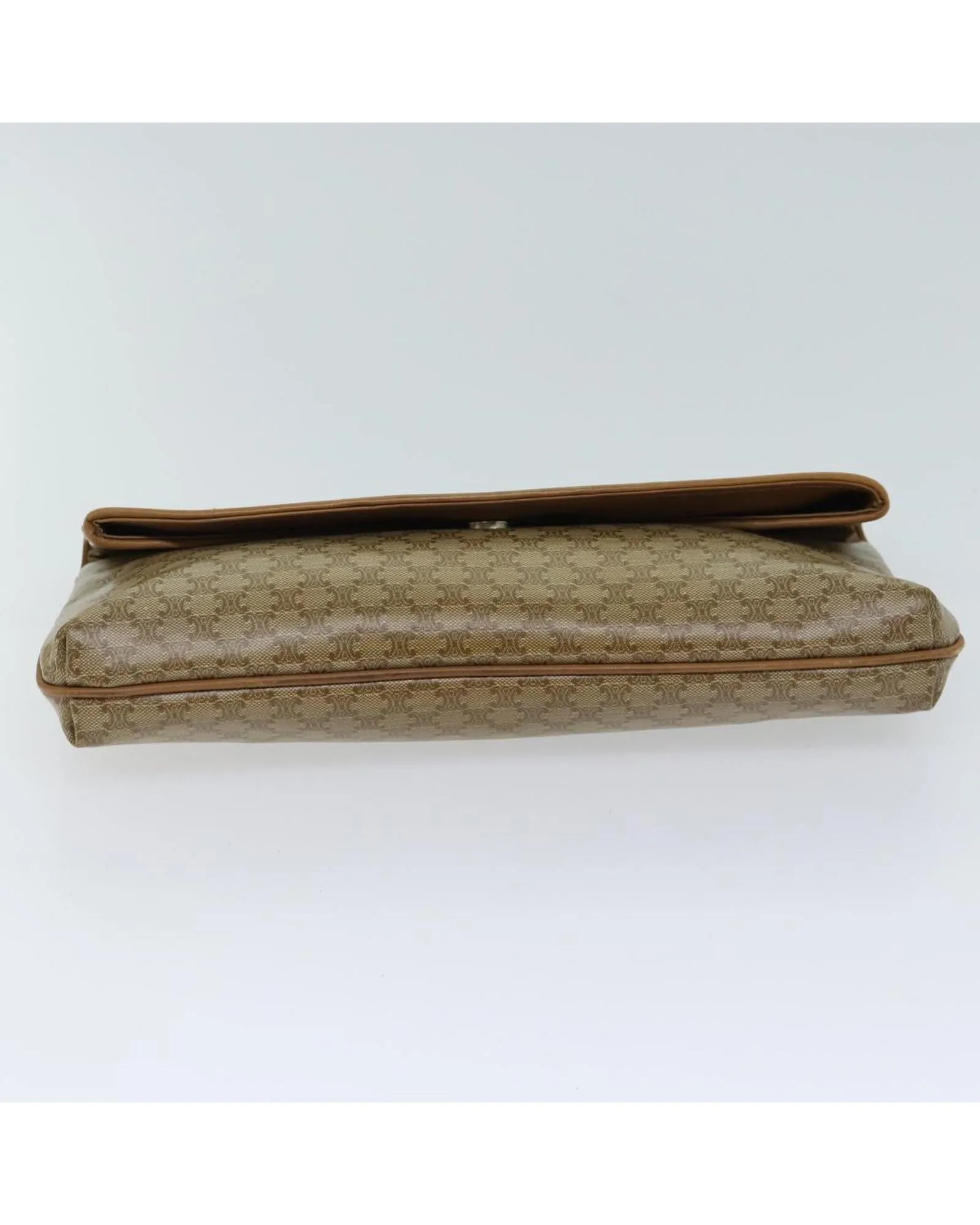 Macadam Canvas Beige Clutch Bag - Authentic CELINE