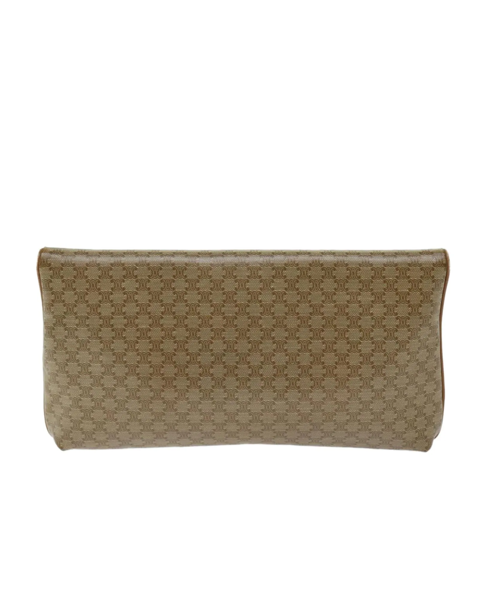 Macadam Canvas Beige Clutch Bag - Authentic CELINE