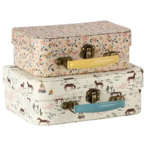 Maileg Suitcase W. Fabric 2pcs