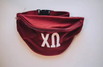 Maroon Sorority Fanny Pack