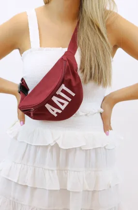 Maroon Sorority Fanny Pack