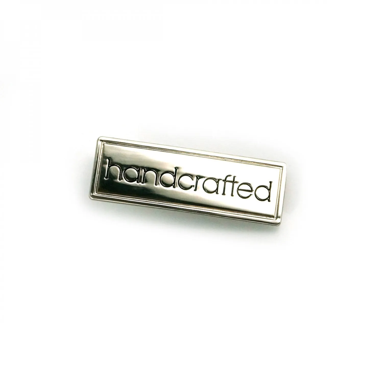Metal Bag Label - Handcrafted