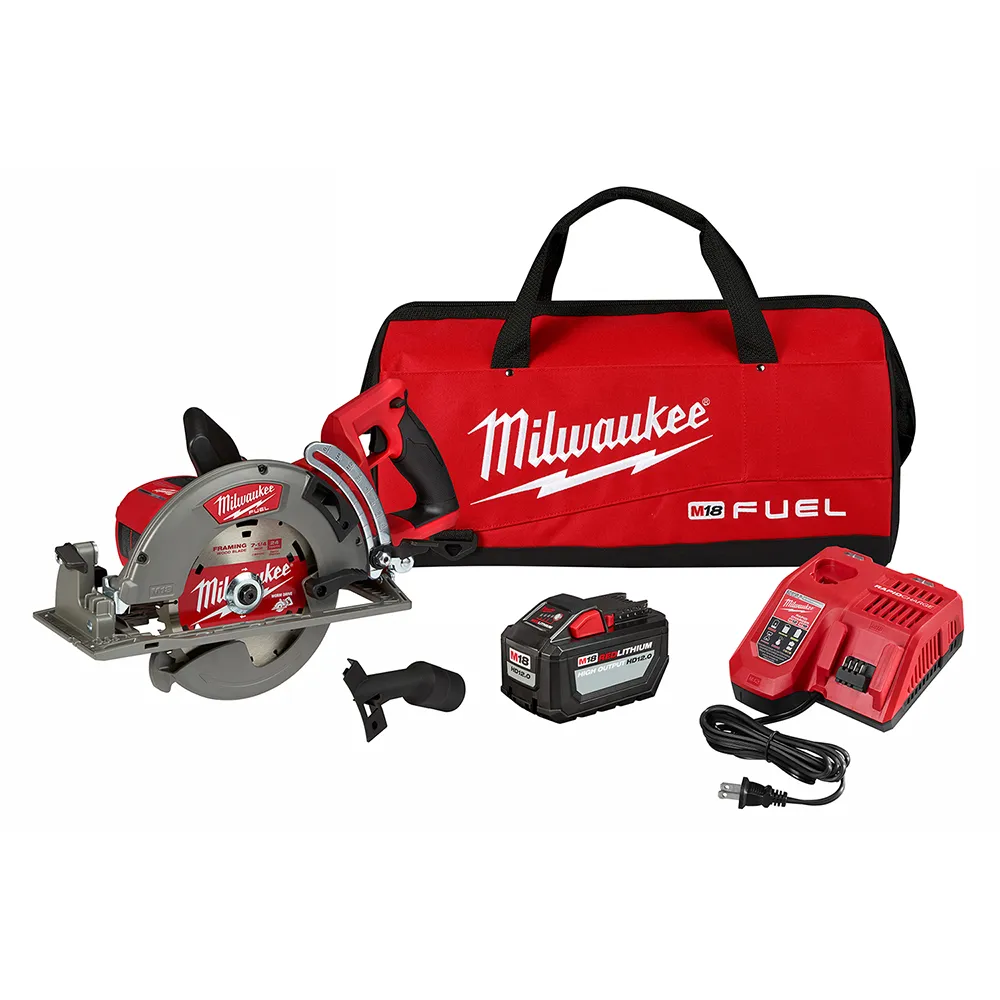 Milwaukee M18 Fuel 7-1/4" Rear Handle Circular Saw Kit